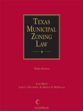 Texas Municipal Zoning Law cover