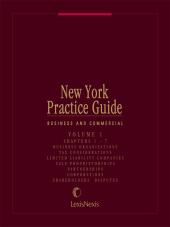 New York Practice Guide: Business and Commercial cover