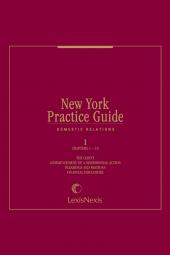 New York Practice Guide: Domestic Relations cover