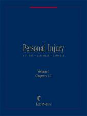 Personal Injury: Actions, Defenses, Damages cover