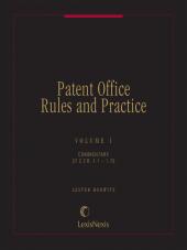 Patent Office Rules and Practice cover