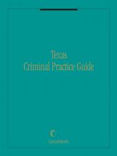 Texas Criminal Practice Guide cover