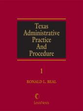 Texas Administrative Practice and Procedure cover