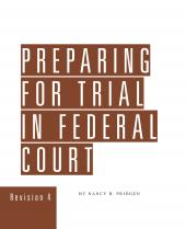 Preparing for Trial in Federal Court cover