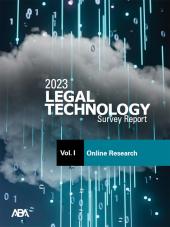 2022 ABA Legal Technology Survey Report: Vol. I - Online Research cover