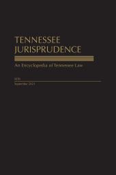 Tennessee Jurisprudence, Index cover