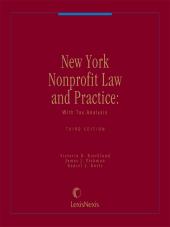 New York Nonprofit Law and Practice: With Tax Analysis 