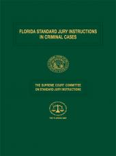 Florida Standard Jury Instructions in Criminal Cases cover