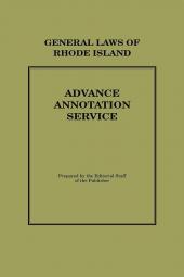 Rhode Island Advance Annotation Service cover