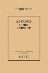 Idaho Advance Code Service cover