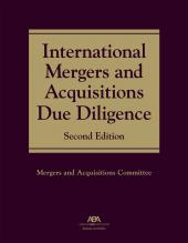 International Mergers and Acquisitions Due Diligence cover