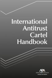 International Antitrust Cartel Handbook cover