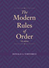 The Modern Rules of Order cover