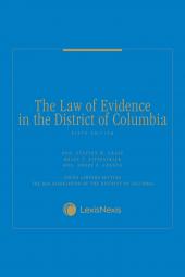The Law of Evidence in the District of Columbia cover