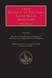 District of Columbia Court Rules Annotated cover