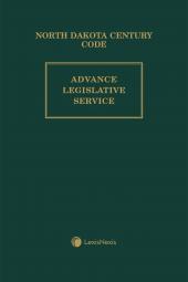 North Dakota Century Code Advance Legislative Service cover