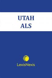 Utah Advance Legislative Service cover