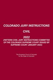 Colorado Jury Instructions Civil cover