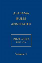 Alabama Rules Annotated cover