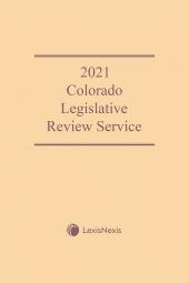 Colorado Legislative Review Service cover