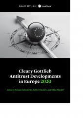 Cleary Gottlieb Antitrust Developments in Europe 2020 cover