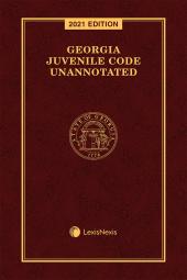Georgia Juvenile Code Unannotated cover
