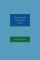 Standard California Codes: 6-in-2 cover
