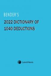 Bender's Dictionary of 1040 Deductions cover