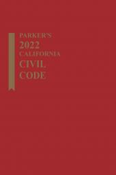 Parker's California Civil Code cover