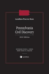 LexisNexis Practice Guide: Pennsylvania Civil Discovery cover