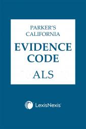 Parker's California Evidence Code ALS cover