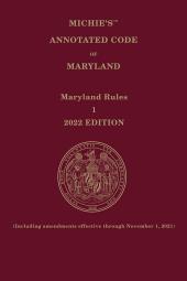 Maryland Court Rules Annotated cover