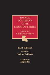 LexisNexis Louisiana Civil Desktop Series: Code of Civil Procedure cover
