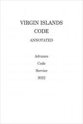 Virgin Islands Code Annotated Advance Code Service cover