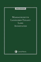 Massachusetts Landlord-Tenant Laws Annotated cover