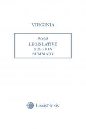 Virginia Legislative Session Summary cover