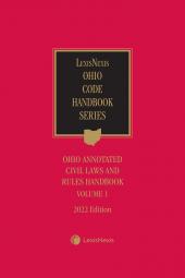 Ohio Annotated Civil Laws and Rules Handbook cover