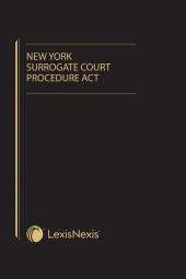 New York Surrogate Court Procedure Act cover