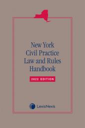 New York Civil Practice Law and Rules Handbook cover