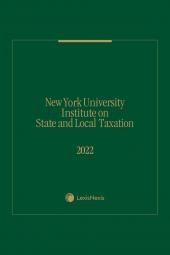 New York University Institute on State and Local Taxation cover