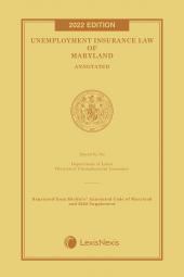 Unemployment Insurance Law of Maryland Annotated cover