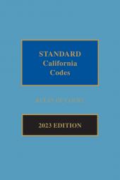 Standard California Codes: Rules of Court cover