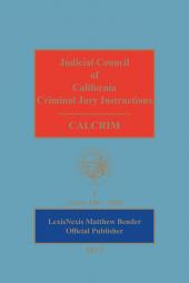 Judicial Council of California Criminal Jury Instructions (CALCRIM) cover