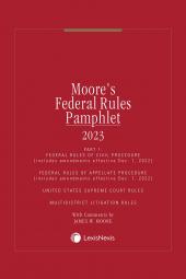 Moore's Federal Rules Pamphlets 1&3 cover