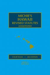 Hawaii Court Rules Annotated cover