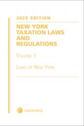 New York Taxation Laws and Regulations cover