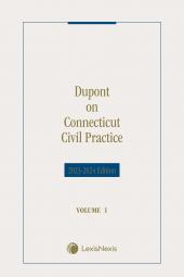 Dupont on Connecticut Civil Practice cover