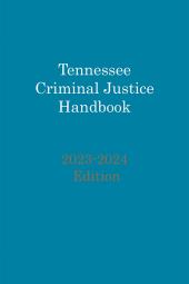 Tennessee Criminal Justice Handbook cover