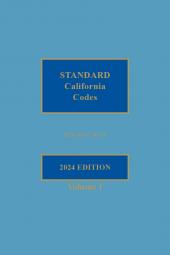 Standard California Codes: 6-in-2 cover
