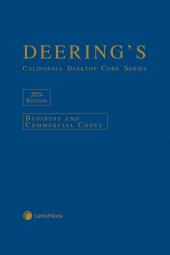 Deering's California Desktop Code Series, Business and Commercial Codes cover